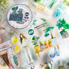 Ding Ding Girls Pre-cut PET Tape – No. A56 | Verdant Living