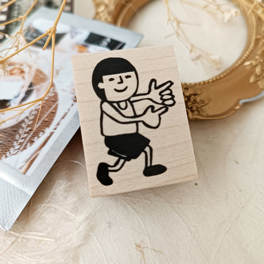 Mamoru-kun Rubber Stamps