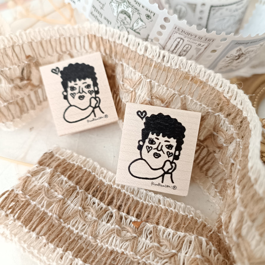Rira Rira Seki-san Rubber Stamps