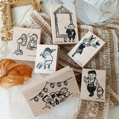 Rira Rira enjoy life Rubber Stamps
