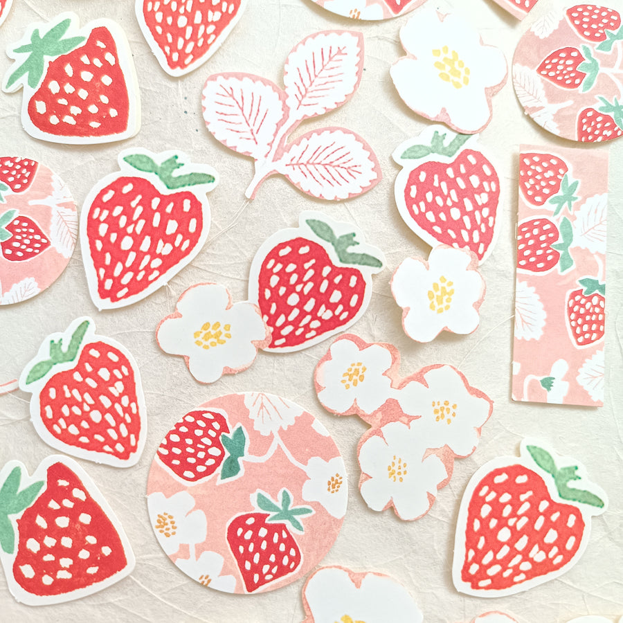 Appree Strawberry Pressed Fruit Sticker