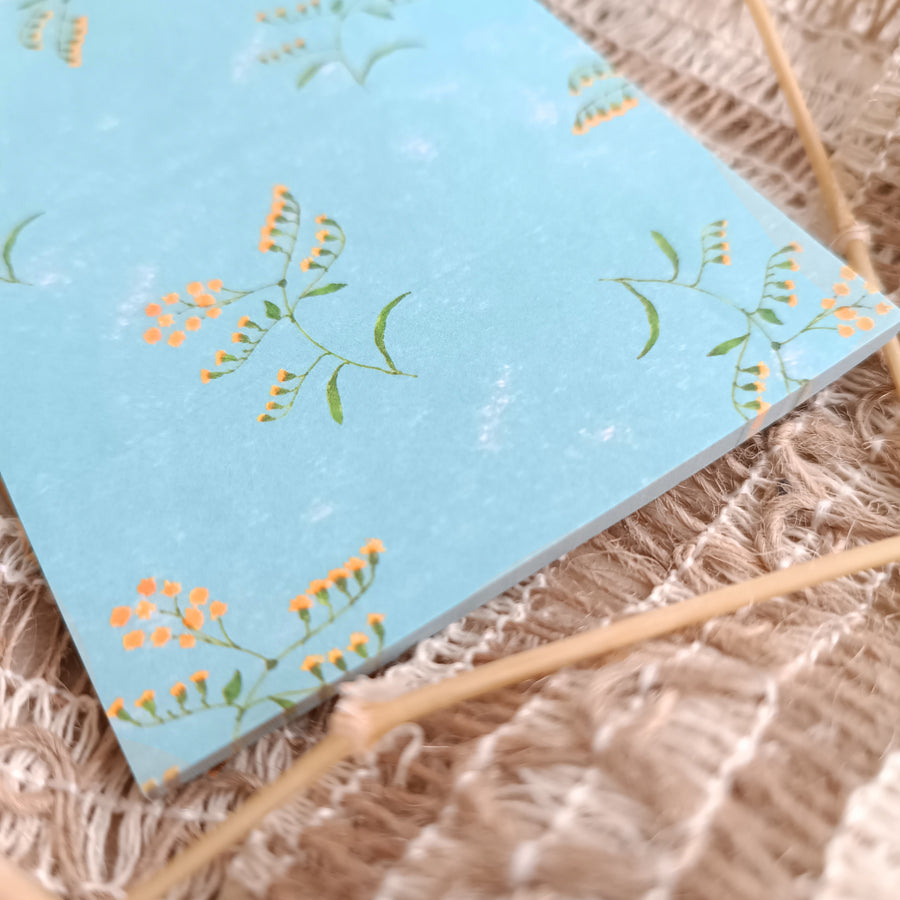 Seitousha Wrapping Paper Memo Pad - Koharu