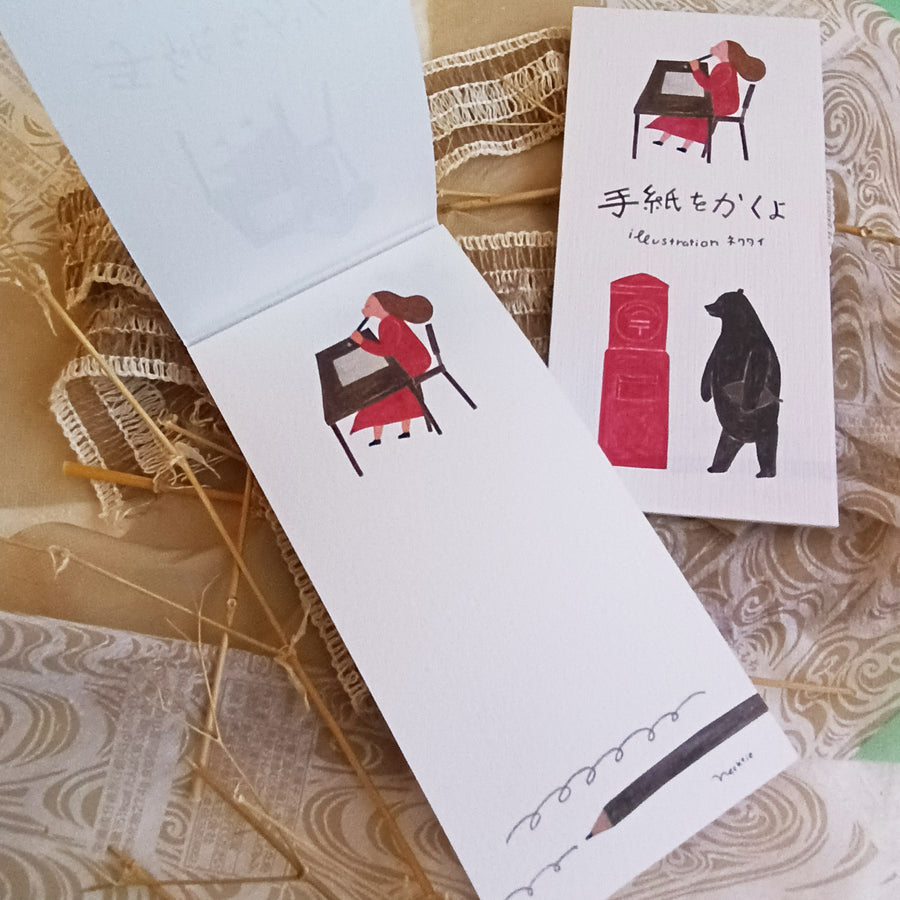 Necktie Mino paper Memo Pad - Write a Letter