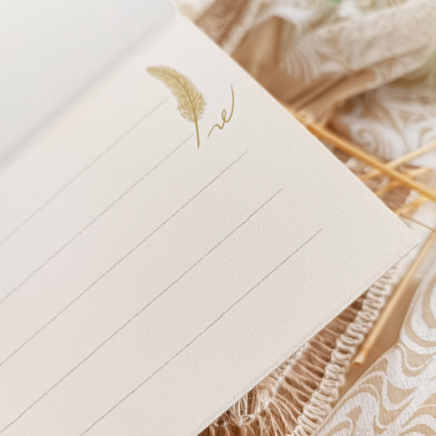 My letter paper quill Memo Pad（S）