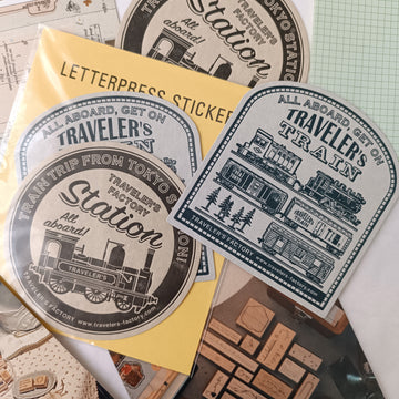 Traveler's Factory Letterpress Sticker - Tokyo Station