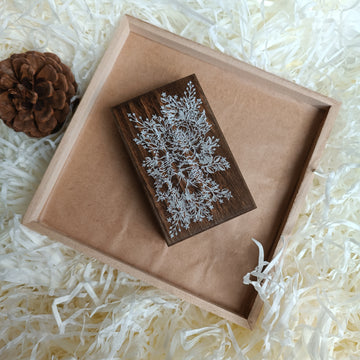 Loidesign Starry Stars dyed wood Stamp - Rose bouquet