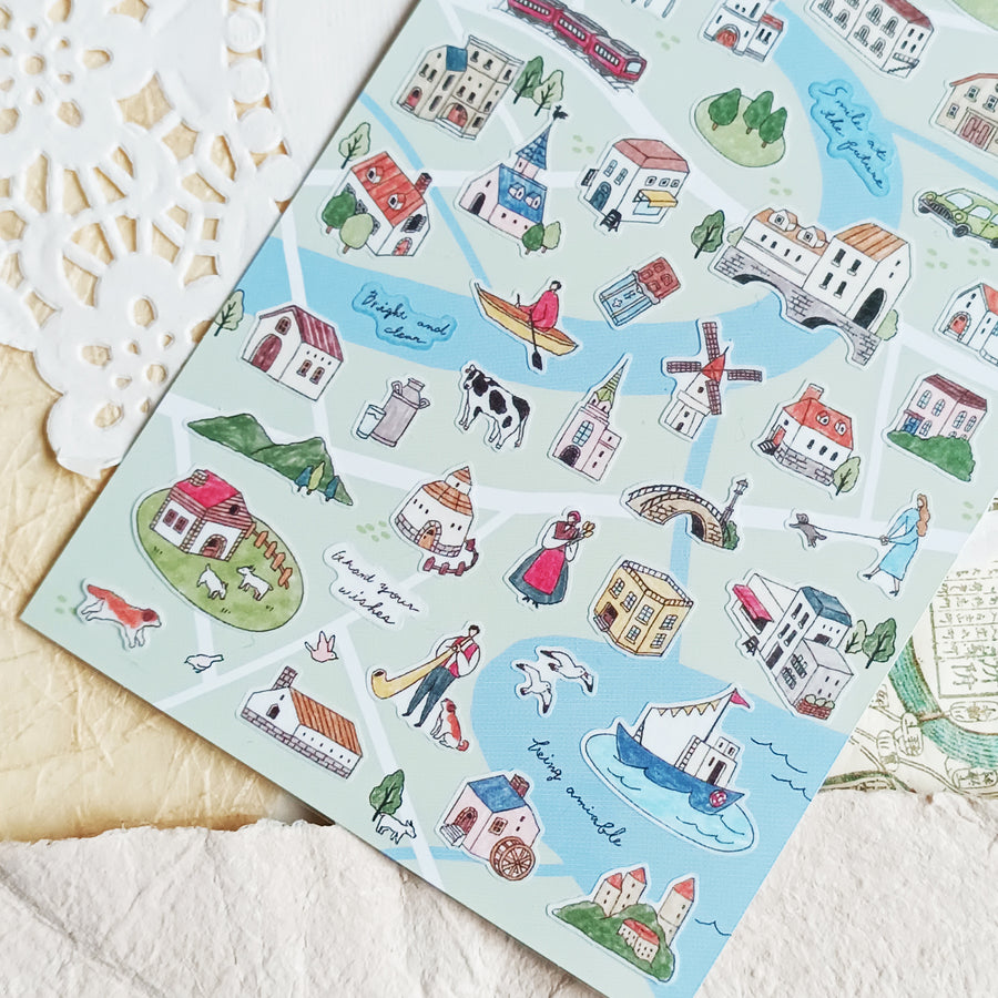Mind Wave Machi Map Sticker - 05