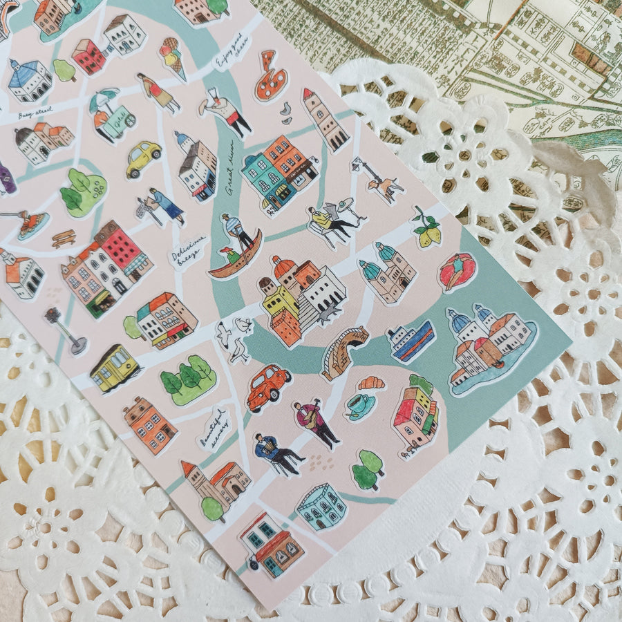 Mind Wave Machi Map Sticker - 03