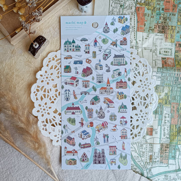 Mind Wave Machi Map Sticker - 01