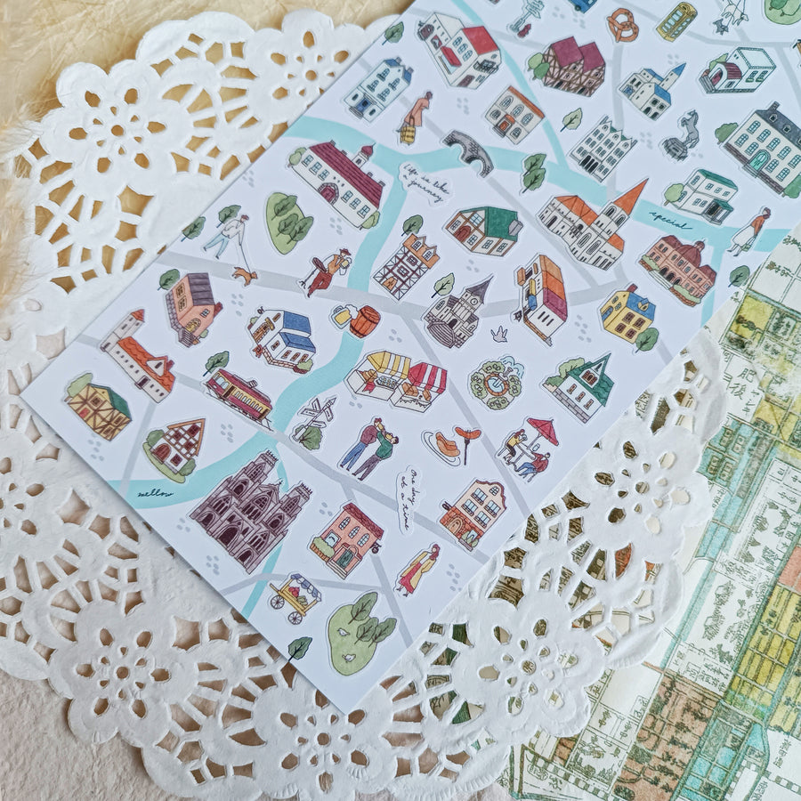 Mind Wave Machi Map Sticker - 01