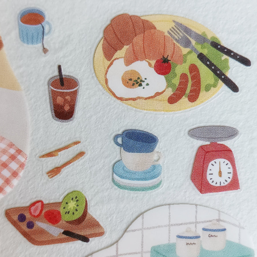 Mind Wave Room Arrange Sticker – Breakfast