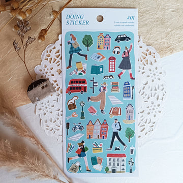 Mind Wave Doing Sticker #01 – City Life in Style