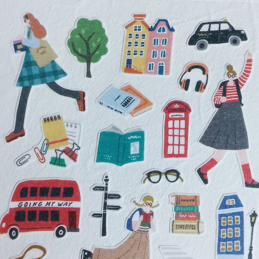 Mind Wave Doing Sticker #01 – City Life in Style