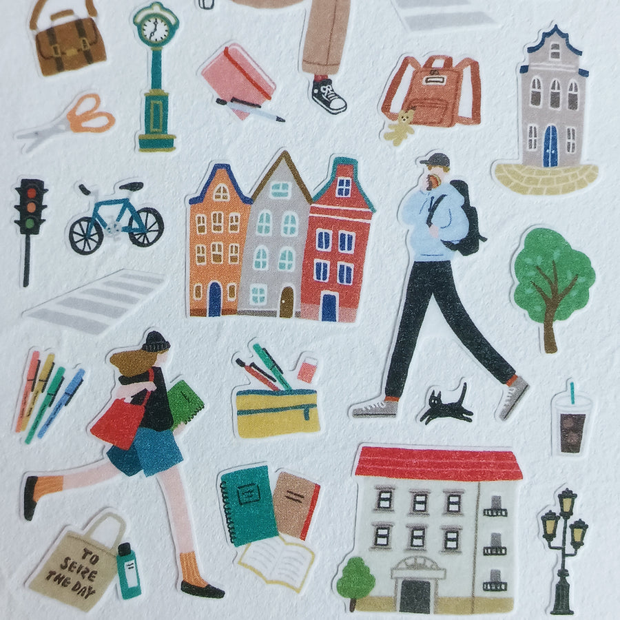 Mind Wave Doing Sticker #01 – City Life in Style