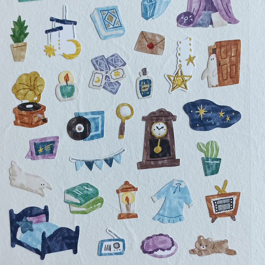 Mind Wave Mahoroba Sticker - Nighttime
