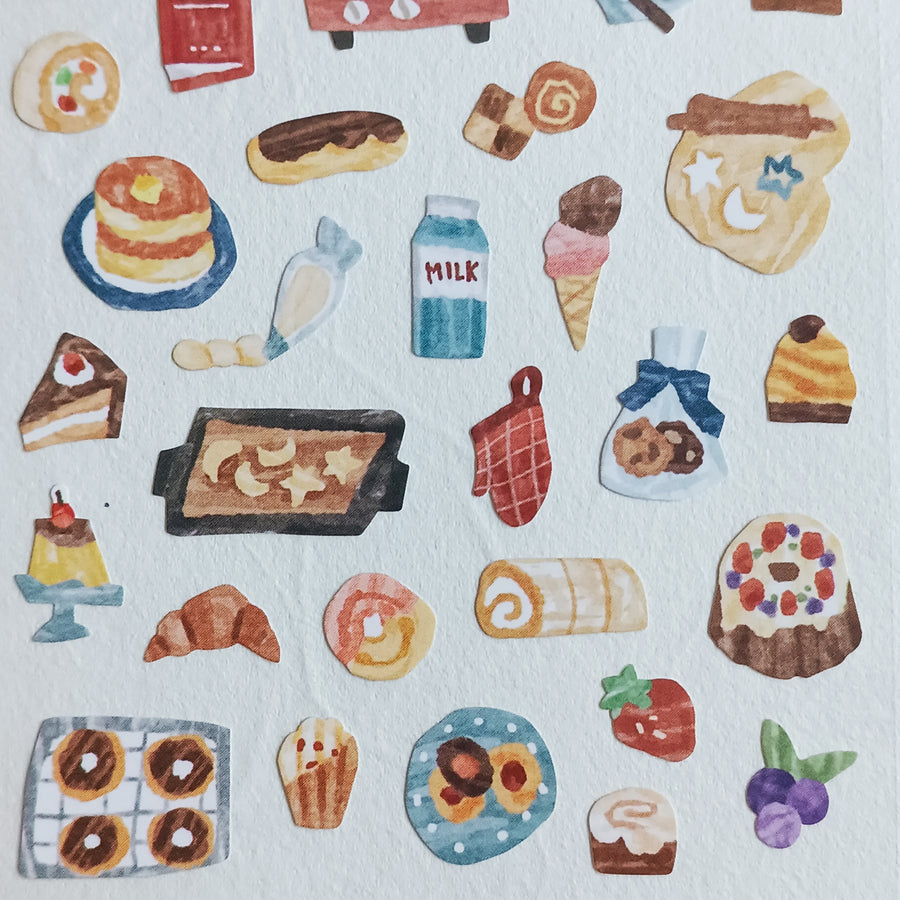 Mind Wave Mahoroba Sticker - Pastry