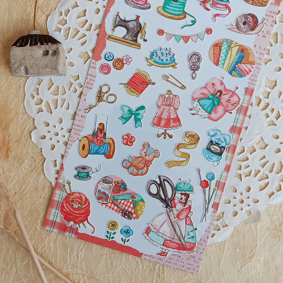 Mind Wave Fushigi Na Sekai Foil Gold Sticker - Prickly Magical Mending