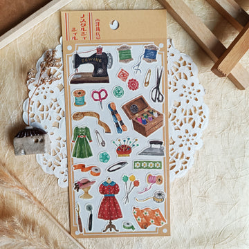 Mind Wave Nostalgia Sticker - Sewing