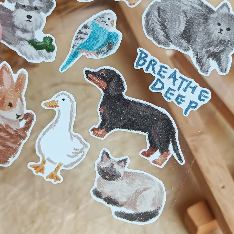 Mind Wave Crayon Art Sticker – Animals