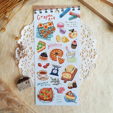 Mind Wave Crayon Art Sticker – Sweets