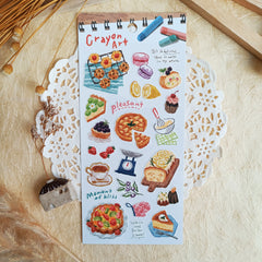 Mind Wave Crayon Art Sticker – Sweets