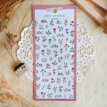 Mind Wave Cozy Sticker - Flowers