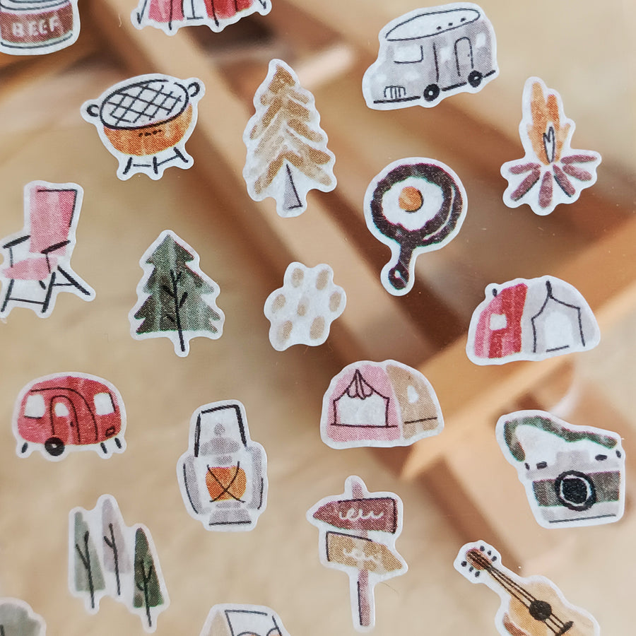 Mind Wave Cozy Sticker - Camp