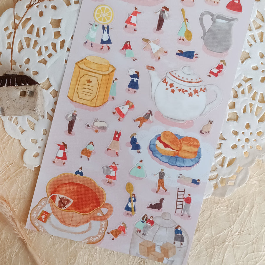 Mind Wave Secret Friends Sticker - Teatime