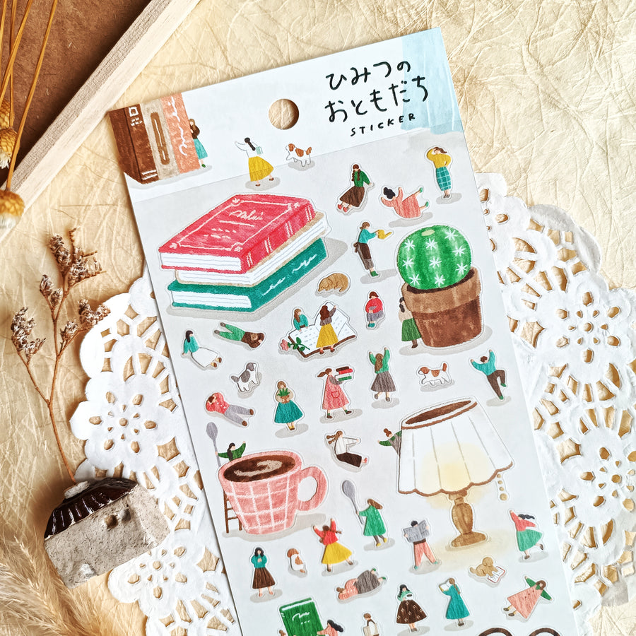 Mind Wave Secret Friends Sticker - Reading