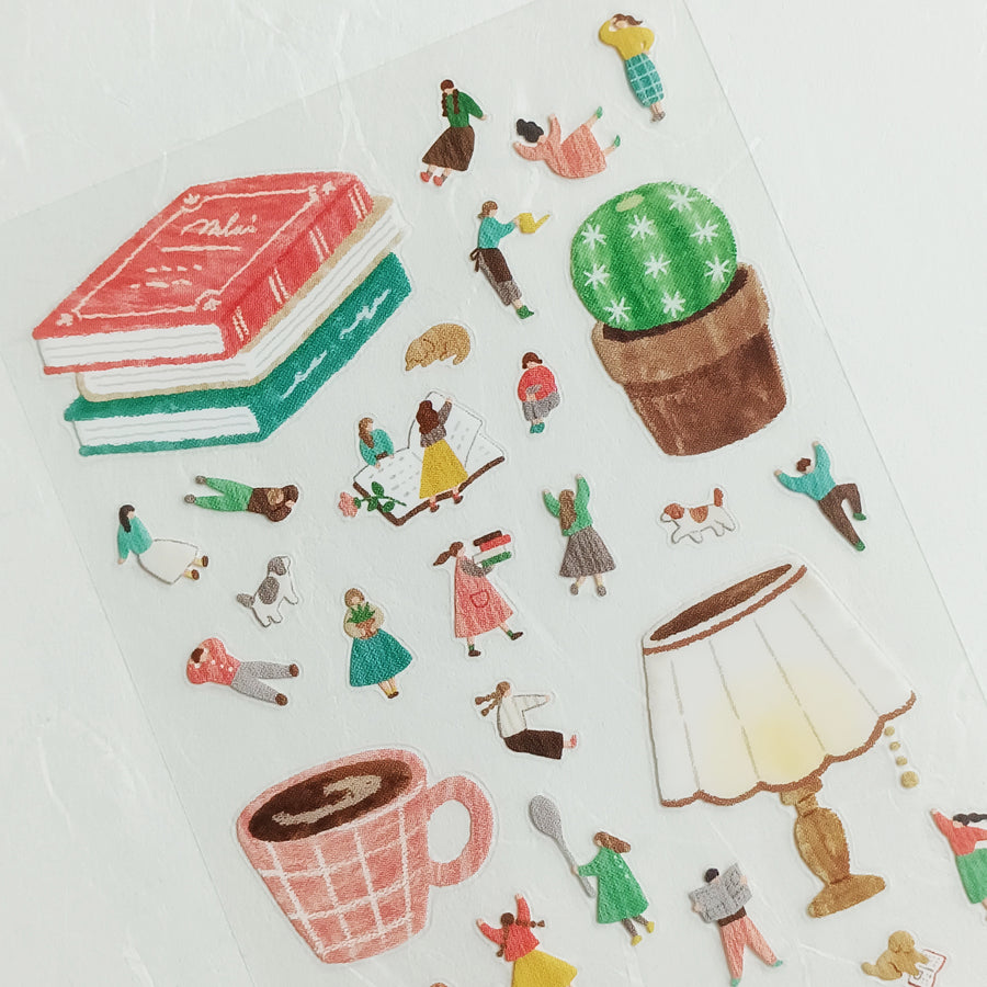 Mind Wave Secret Friends Sticker - Reading