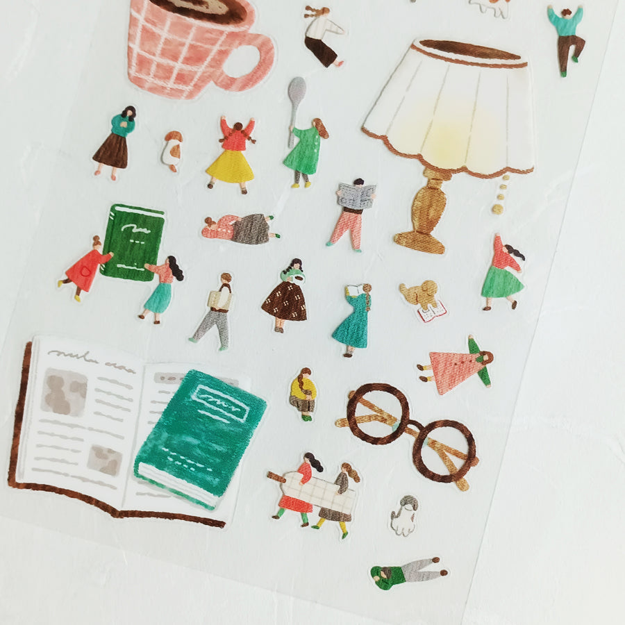 Mind Wave Secret Friends Sticker - Reading