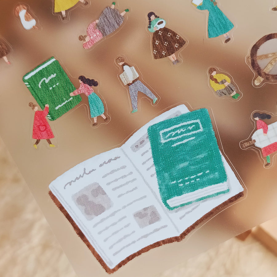 Mind Wave Secret Friends Sticker - Reading