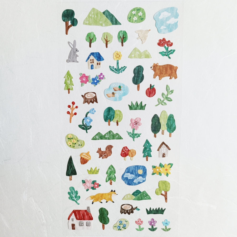 Mind Wave Mahoroba Sticker - Forest