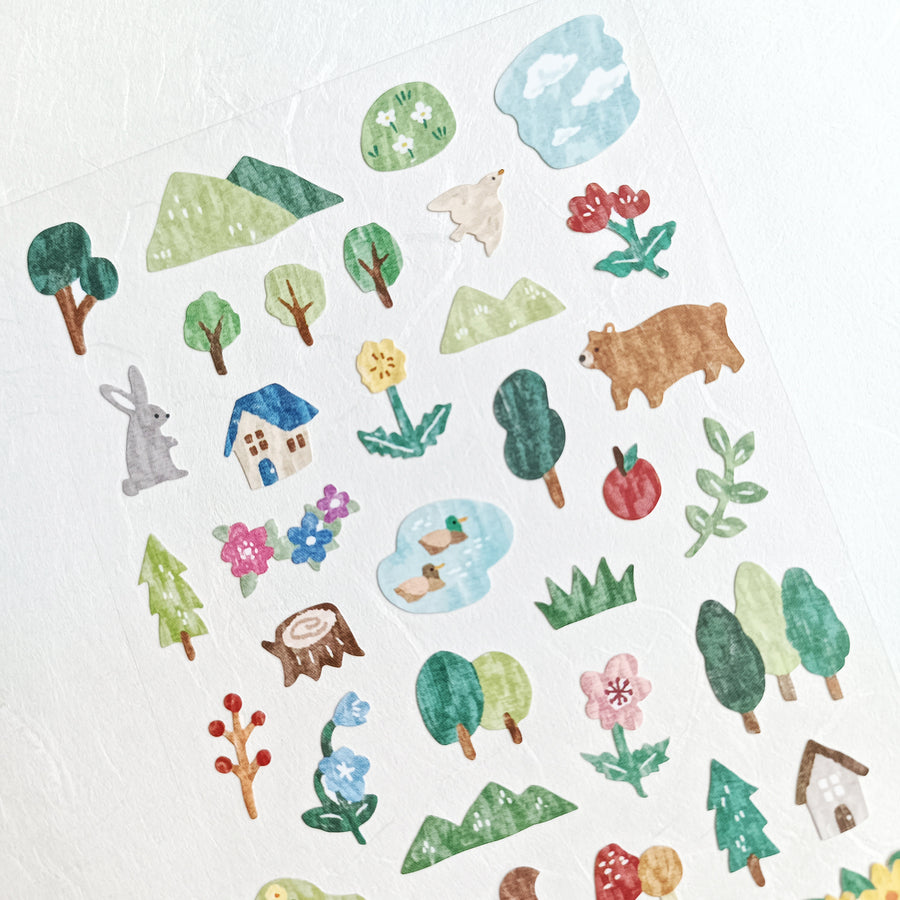 Mind Wave Mahoroba Sticker - Forest