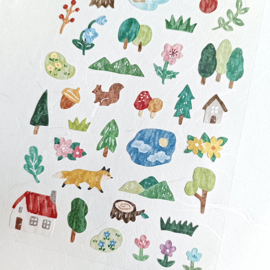 Mind Wave Mahoroba Sticker - Forest