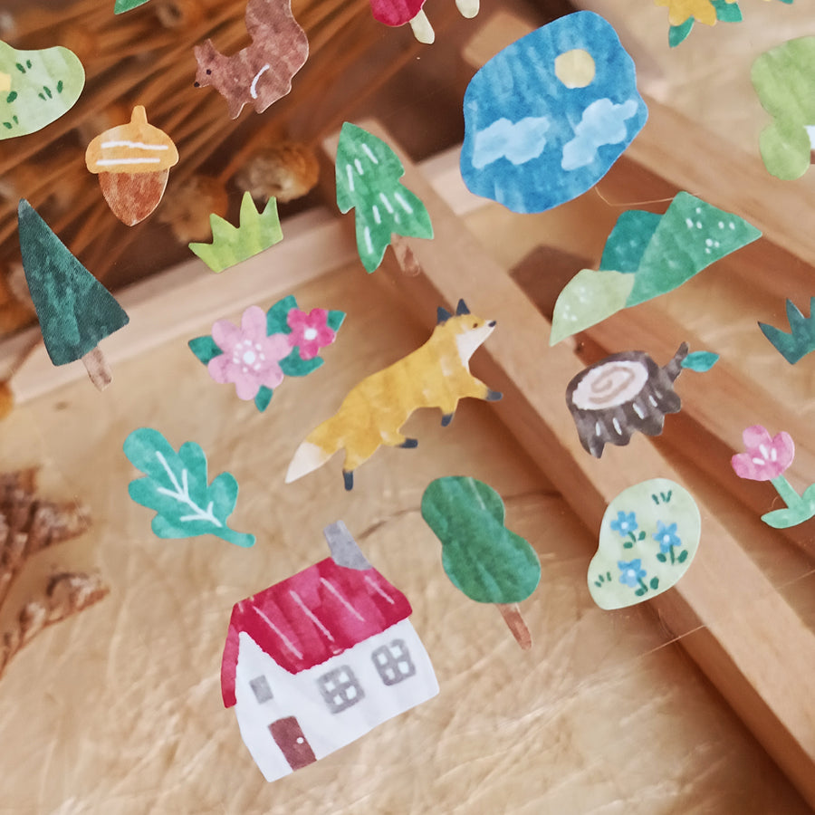Mind Wave Mahoroba Sticker - Forest