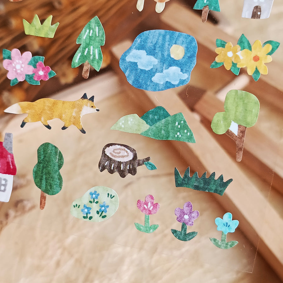 Mind Wave Mahoroba Sticker - Forest