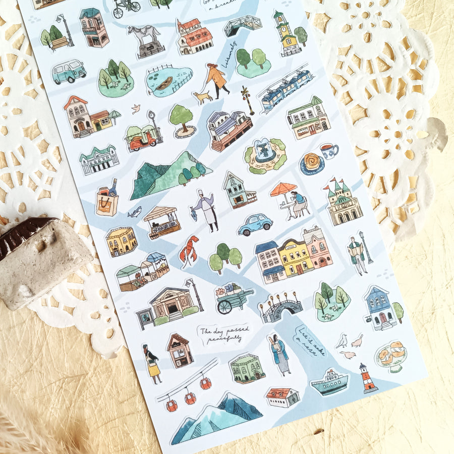 Mind Wave Machi Map Sticker - 06