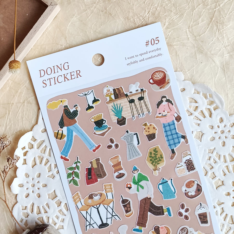 Mind Wave Doing Sticker #05 – Cafe
