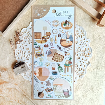 Mind Wave Room Arrange Sticker – Interior
