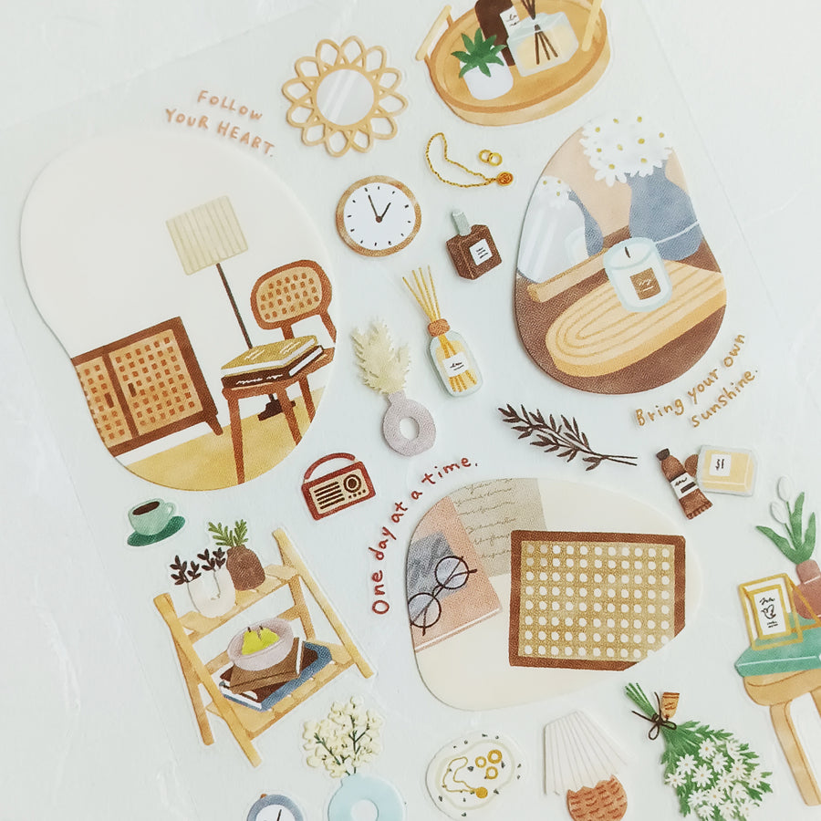 Mind Wave Room Arrange Sticker – Interior