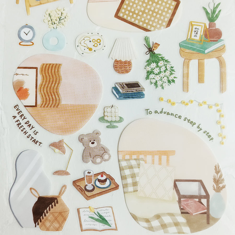 Mind Wave Room Arrange Sticker – Interior