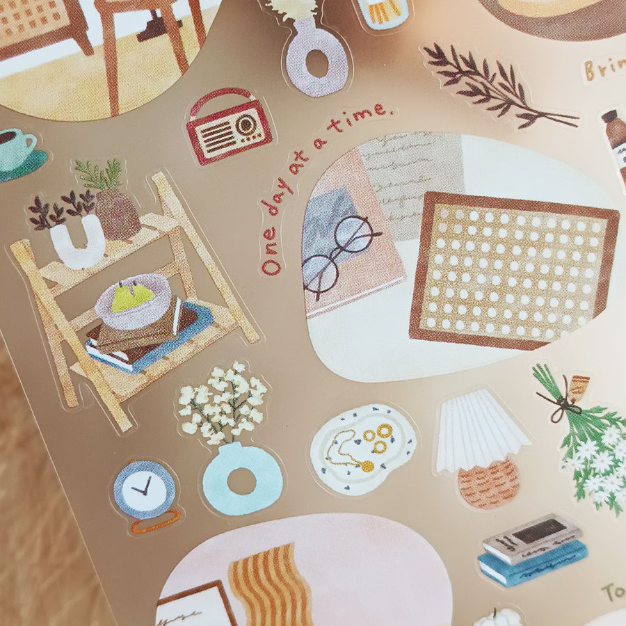 Mind Wave Room Arrange Sticker – Interior