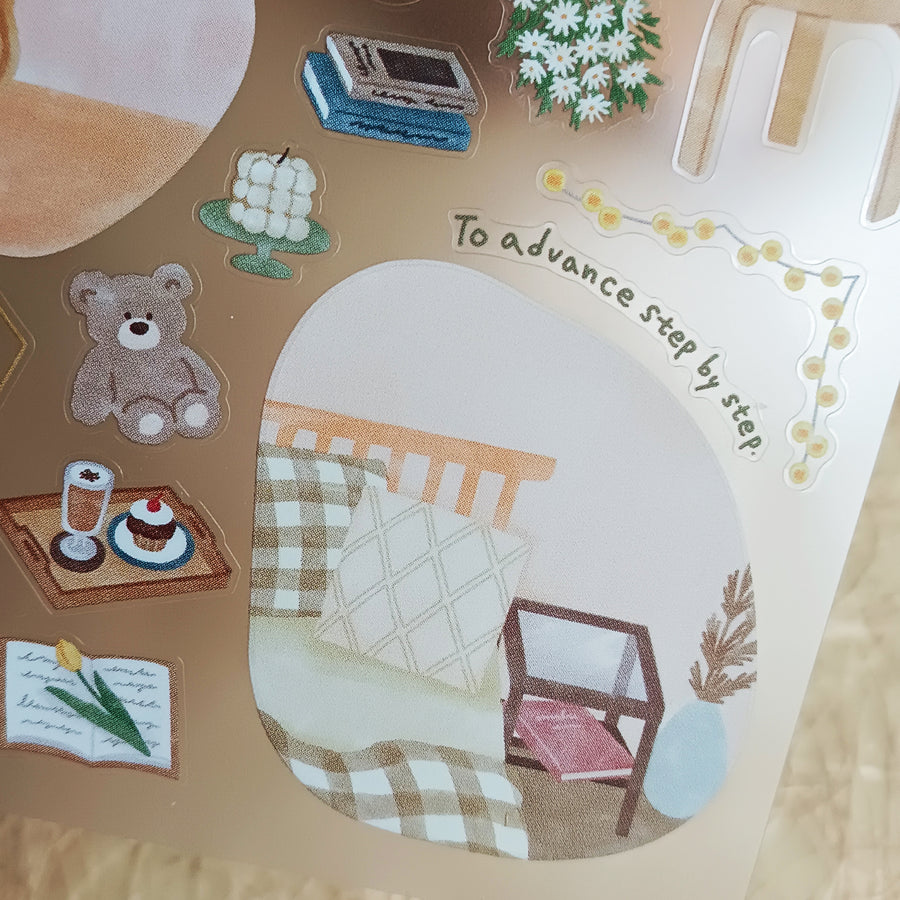 Mind Wave Room Arrange Sticker – Interior