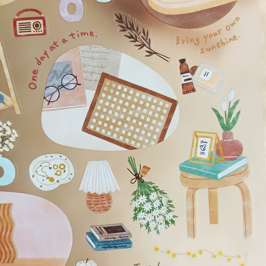 Mind Wave Room Arrange Sticker – Interior