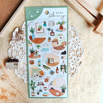 Mind Wave Room Arrange Sticker – Plant