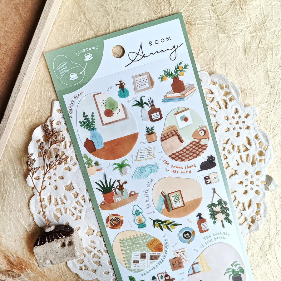 Mind Wave Room Arrange Sticker – Plant