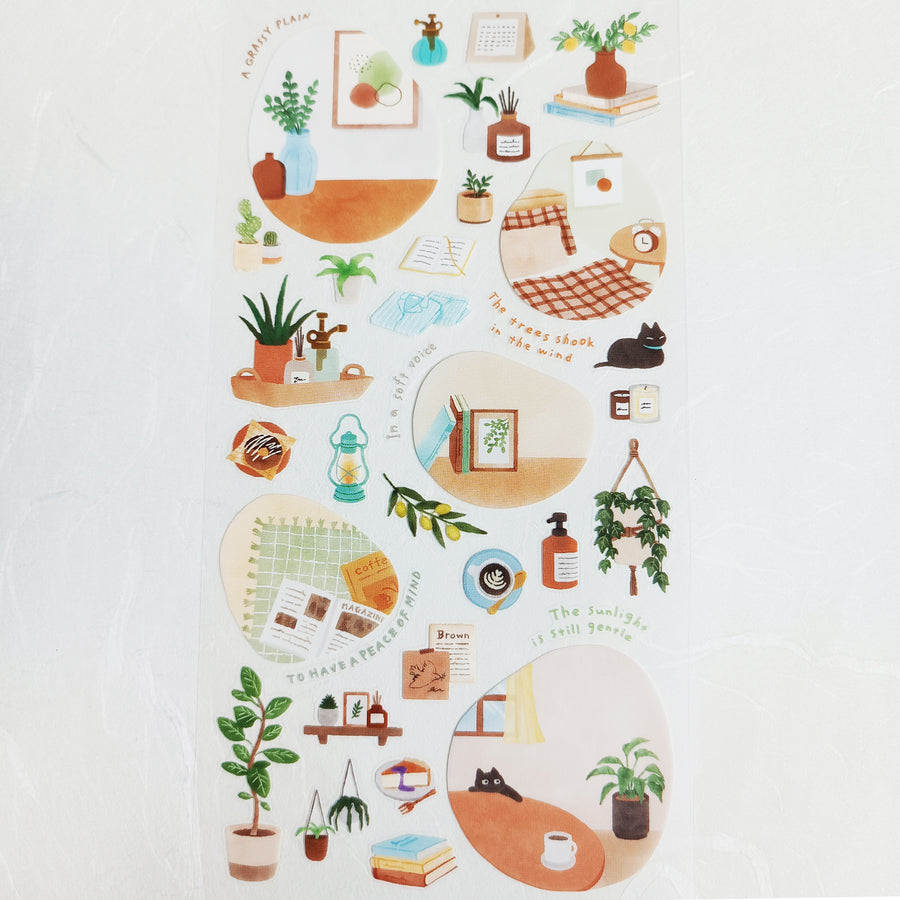 Mind Wave Room Arrange Sticker – Plant