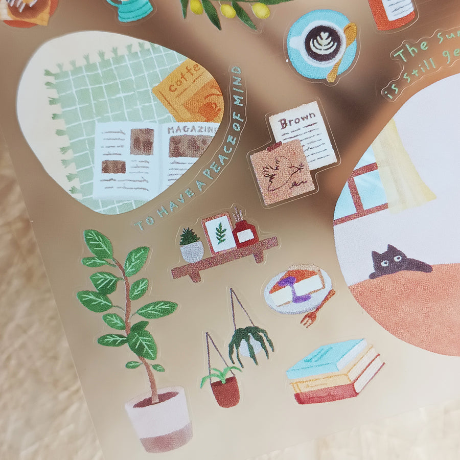 Mind Wave Room Arrange Sticker – Plant
