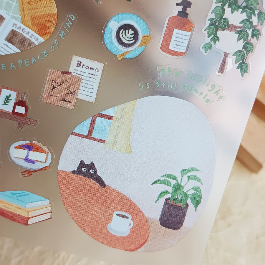 Mind Wave Room Arrange Sticker – Plant